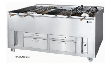 ASADORES DE CARBÓN VEGETAL ROTATIVOS