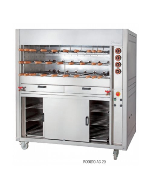 ASADORES DE GAS CON QUEMADOR SUPERIOR