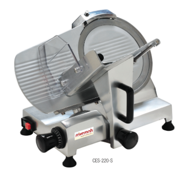 CORTADORAS DE FIAMBRE CON BASE BARNIZADA TRANSMISIÓN POR CORREA